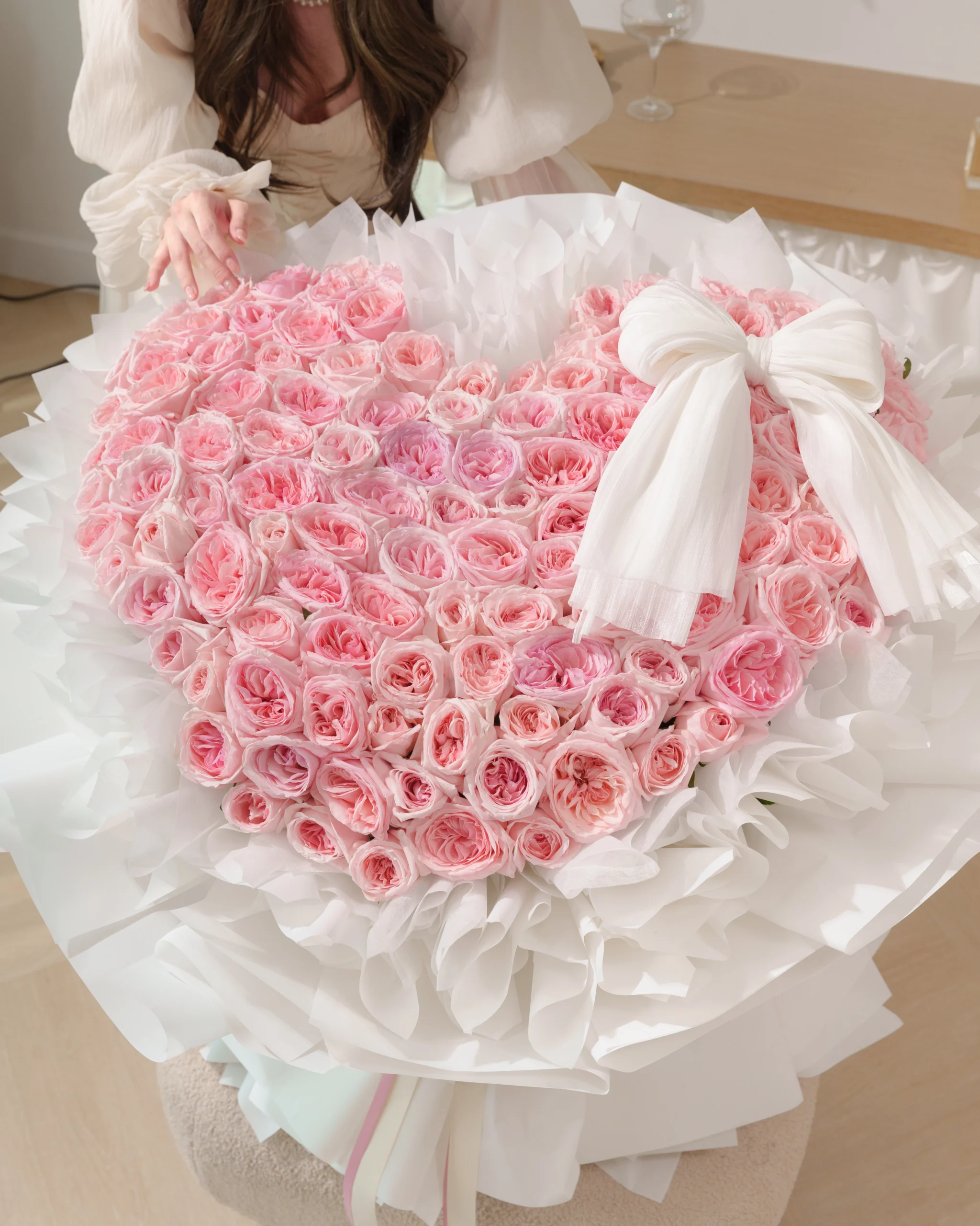 120 Roses (Heart Shape) Bouquet